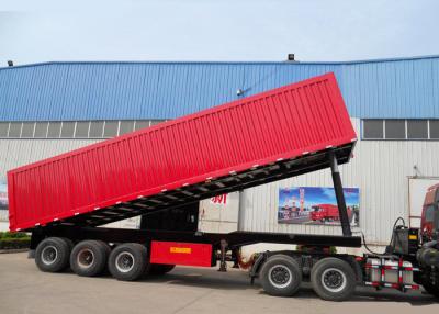China High Efficiency 3X16 TONS Semi Tipper Trailer Dump Truck For Mining Industry for sale
