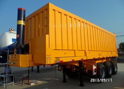 China Semi eixos 70Tons 25-45CBM do caminhão de caminhão basculante 3 do reboque para minar/construção à venda