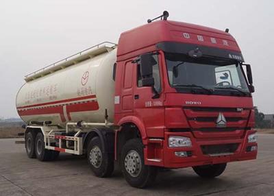 China Powder Material Transport Vehicle Bulk Cement Truck for sale
