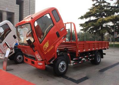 China LHD 4X2 Drive Type Cargo Box Truck Euro 2 / Light Duty Cargo Truck for sale