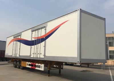 China 40 Feet Container Flatbed Semi Trailer Truck 2 Or 3 Axles 30-60 Tons 13m for sale