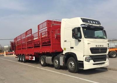 China SIONOTRUK INTERNATIONAL Cargo Hydraulic Flatbed Trailer 3 Axles for sale