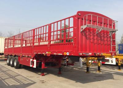 China Del manganeso del acero camión 12600*3000m m del tractor remolque del remolque del camión semi en venta