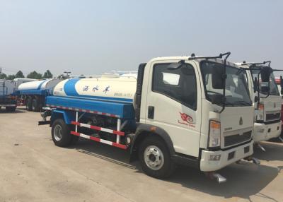 China SINOTRUK HOWO Light truck Water Tank Truck 5-8CBM For Road Flushing for sale