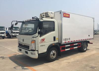 China Euro 2 caminhão refrigerado 5 toneladas para os alimentos congelados que transportam o grau de XL-300 -18 à venda