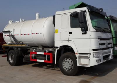 China Sanitation Enterprise Sewage Suction Truck 8-12CBM RHD 4X2 , Liquid Waste Trucks for sale