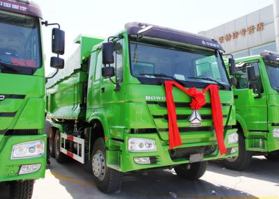 China Euro 2 Sinotruk Howo Dump Truck 5800 * 2300 * 1500mm Cargo Body Heavy Dump Truck for sale