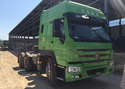 China Howo Tractor Trailer Truck LHD 10 Wheels HW 79 High Roof Cab Two Berths 102 km / h for sale