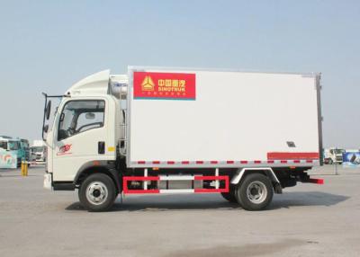 China Refrigerated Delivery Truck 4 X 2 8 Tons 140 HP Engine Carrying Vegetables / Fruits for sale