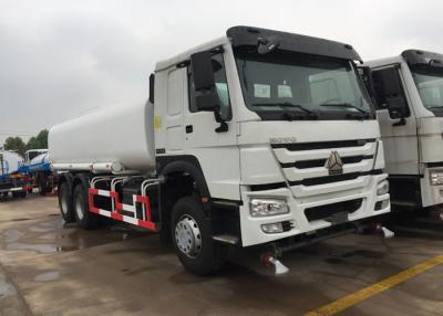 China Green Water Carrying Water Tanker Truck LHD 6X4 15 - 25CBM Drinking Water Truck for sale