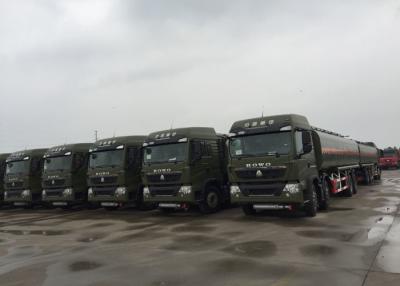 China Oil Transport Vehicle Fuel Oil Delivery Truck  Mobile Station 25 - 30 CBM Euro 2 for sale