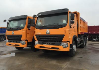 China Euro 2 Standard 10 Wheels Tipper Dump Truck 30 - 40 Tons For Loading Sand / Stones for sale