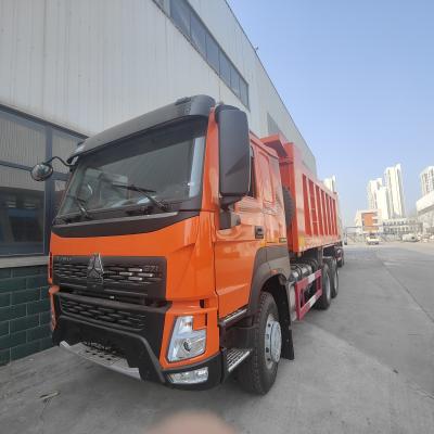 China SINOTRUK ORANGE HOWO 371HP 6x4 TIPPER DUMP TRUCK 30T Loading for sale