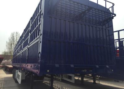 China Logistic Industry Tri Axle Semi Tipper , Cargo  Semi Low Bed Trailer for sale