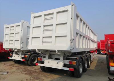 China Cargo Utility Semi Trailer Truck Storage Boxes Normal Suspension In White for sale