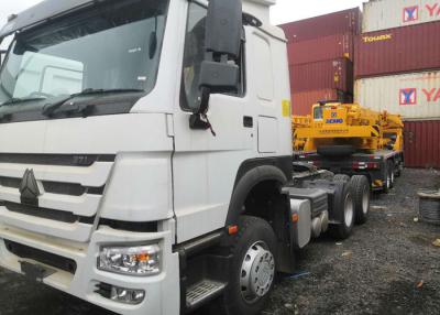Chine Roue #50 de 380HP RHD 6X4 de camion orange de tracteur cinquième à vendre