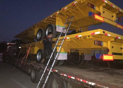 China 3X13 reboque completo da carga do leito dos eixos das toneladas FUWA à venda
