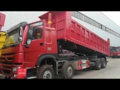 HOWO 371HP 8X4 Dump truck with HVVA Cylinder