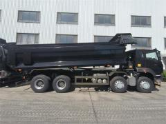 New Howo Mining Tipper Dump Truck  20-50Tons 8 x 4 Euro 2 400Hp Black