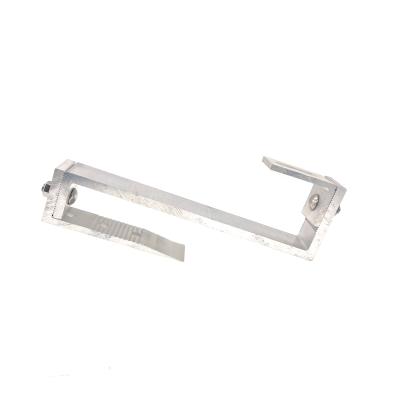 China Aluminum MID End Clamp For Ground Or Flat Rooftop Solar Support Bracket for sale