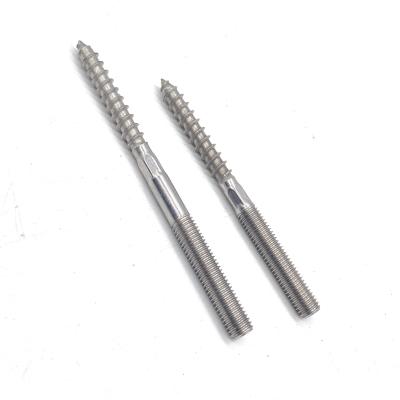 China SS304 SS316 Wooded Thread Double End Hanger Bolt for sale