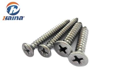 China DIN7981 Stainless Steel 304 316 CSK Head Self Tapping screw For Metal sheets for sale