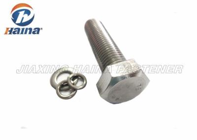China Stock Stainless Steel 304 316 A2 70 Hex Cap Bolts and Nuts with Washers for sale