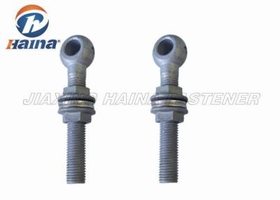China Hot Dip Galvanized Fish Eye Bolt , Stainless Steel Swing Bolts For Pressure Pipeline for sale