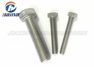 China DIN933 A2 A4 Stainaless Steel Hex Head Bolts and Nuts with Washers for sale