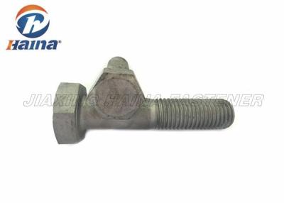 China DIN931 ISO4014 Grade8.8 M16 M24 Hot Dip Galvanized Half Thread Hex Head Bolt for sale