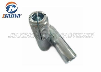 China Blue / White Zinc Plated Drop in Expansion M10 Internal Forced Anchor Bolt for sale
