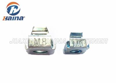 China Square Lock Hex Head Nuts Carbon Steel Blue White Zinc Plated M3 M4 M5 M6 M8 for sale