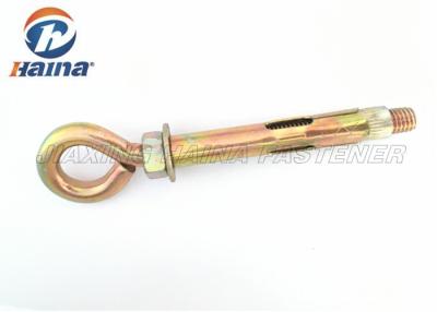 China Carbon Steel M6-M30 Eye Sleeve Yellow Zinc Plated Concrete Anchor Bolt for sale