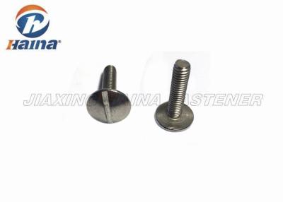 China slotted  Head Stainless Steel 304 316 Machine Screws For Machine Components for sale