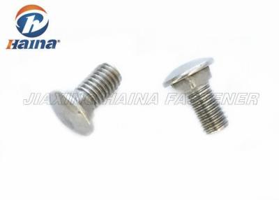 China SS304 M8 Full Thread Square Neck Bolts 50mm Length carriage bolts for sale