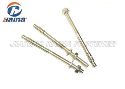 China Round Head M6 * 100 A2 A4 Stainless Steel Solid Concrete Wedge Anchors for sale