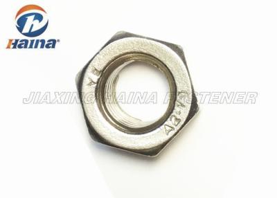 China Stainless Steel 304  Plain Color M6 - M36 Metric Thread Hex Head Nuts For Fastening for sale