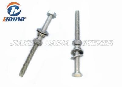 China Stainless Steel 304 316 M20 X 90mm Hex Head Bolts and Nuts with washers for sale