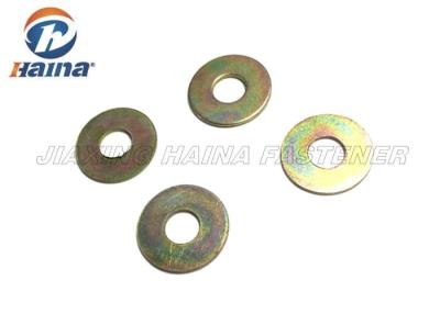 China Carbon Steel Flat Washers Yellow Zinc Plated M8 M10 A Type Gr4 / G8 For Automobile for sale