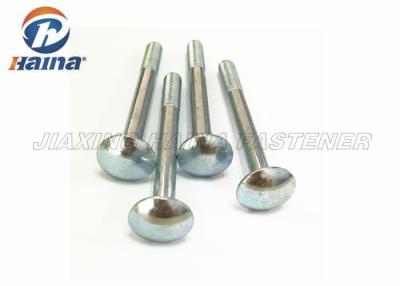 China DIN603 Blue-White Zinc Plated Mushroom Head Square Neck Carriage Bolt for sale