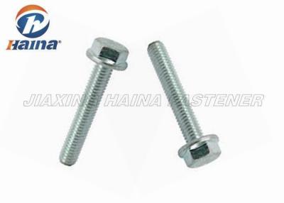 China M3 - M80 DIN 6921 Grade 4.8 Full Thread Hex Flange Bolts For Machinery for sale