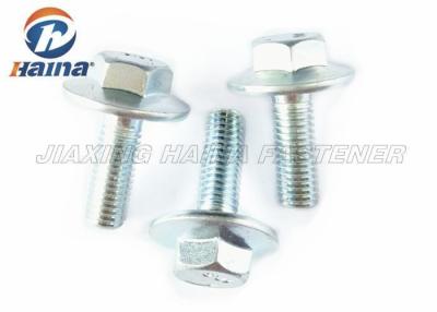 China Left Thread UNC Hex Flange Head Bolts Without Serrated 10.9 Grade DIN 6921 for sale