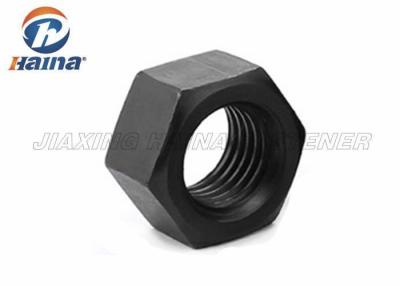 China Carbon Steel 8.8 Grade M8 M10 M12 M16 Diameter Black ASTM A563 Hex Head Nuts for sale