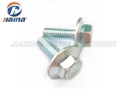 China M8 X 25 Carbon Steel Hex Head Flange Bolt Customized Left Thread / Right Thread for sale
