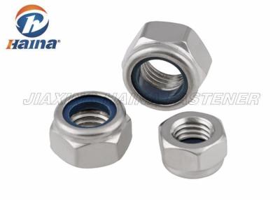 China Stainless Steel A2 - 70 A4 - 80  Passivation Metric Thead Hex Nylon Inset Lock Nuts for sale