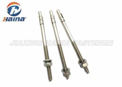 China Wedge Concrete SS304 / SS316 NO Finish For Metal Construction Anchor Bolt for sale