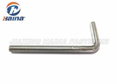 China Non Standard J type Concrete Anchoring Custom Foundation Bolts for sale
