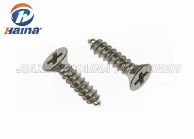 China Metric Thread Standard Size Stainless Steel Slotted Self Tapping Screws for sale