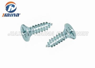 China Black Oxide Carbon Steel DIN7982 Phillips Countersunk Head Self Tapping Screw for sale