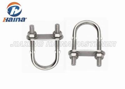 China SS316 SS304L Stainless Steel U Bolts and Washer For Metal Buliding for sale